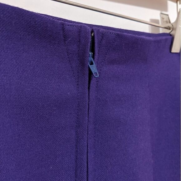 Les Ravisseurs Wool purple pensil skirt size 12 @K - Picture 10 of 11
